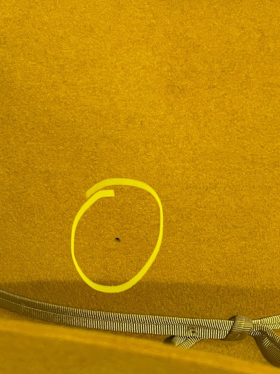 READ Vtg Resistol Western Self Conforming Felt Cowboy Hat Mustard Yellow 7 1/4 main image 8